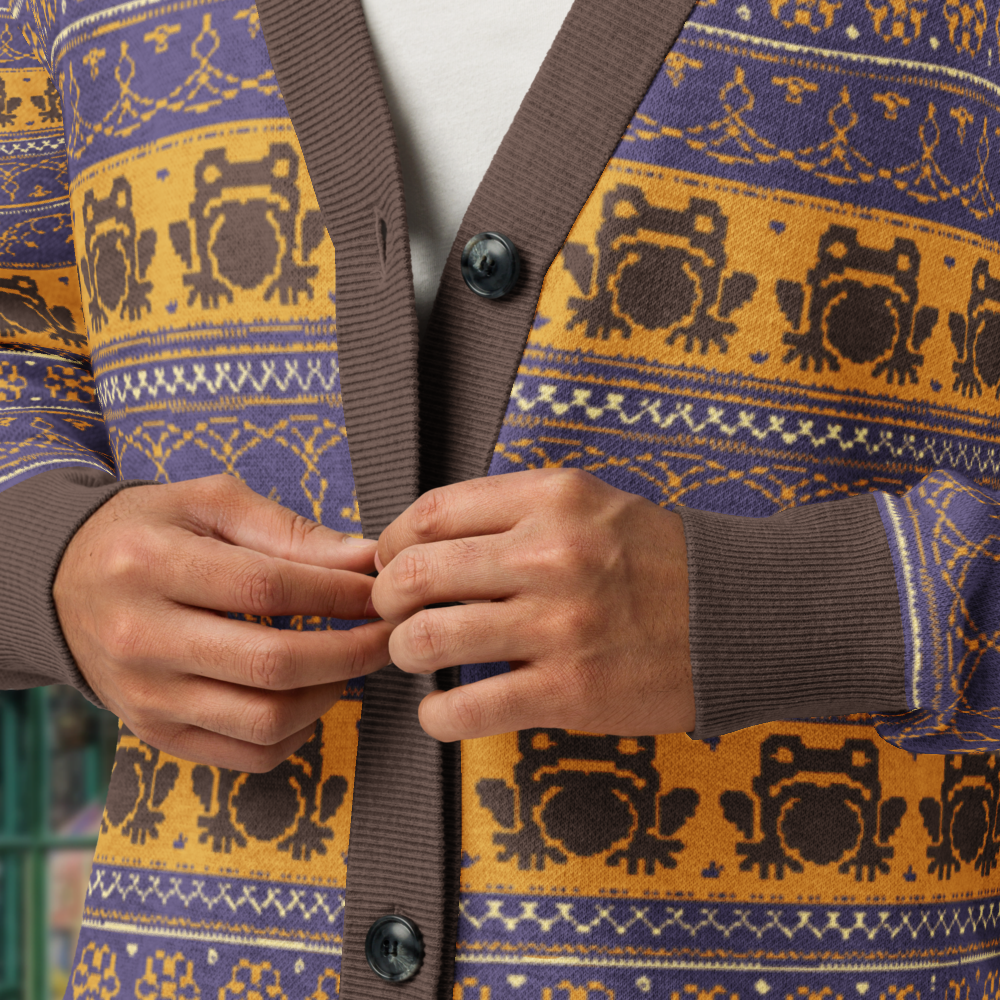 Ornate Chocolate Frog Cardigan