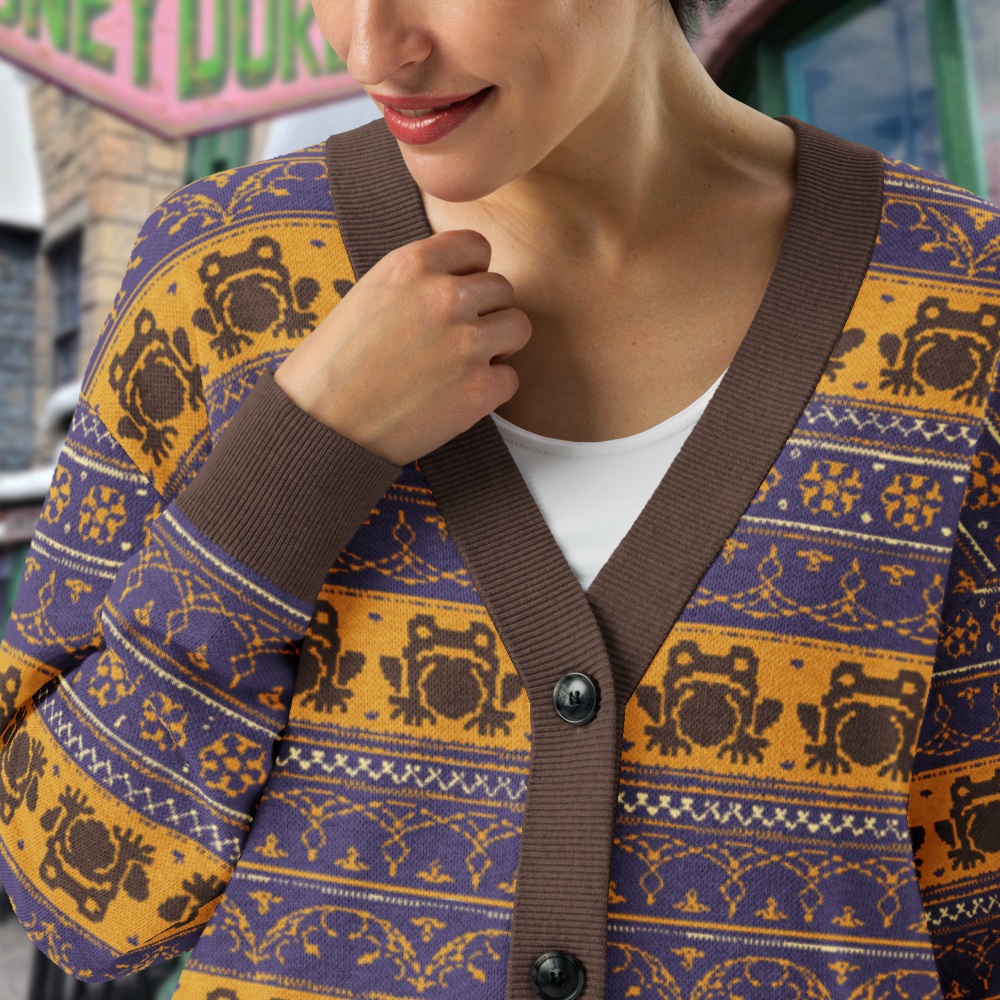 Ornate Chocolate Frog Cardigan