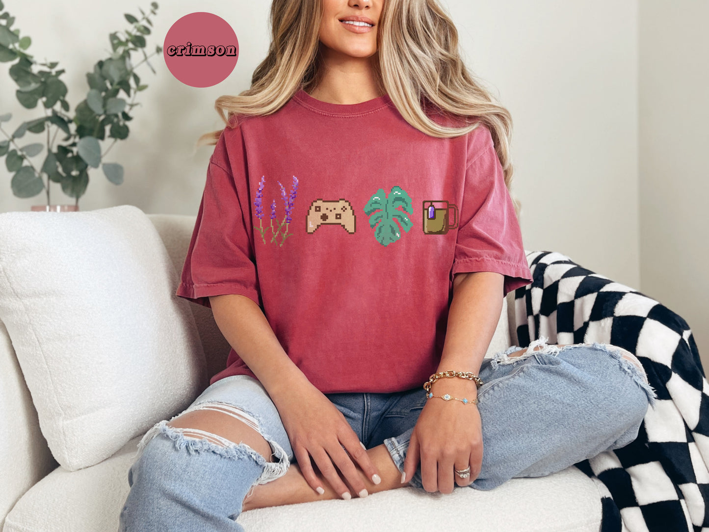 Cozy Gamer Pixel Things Tee