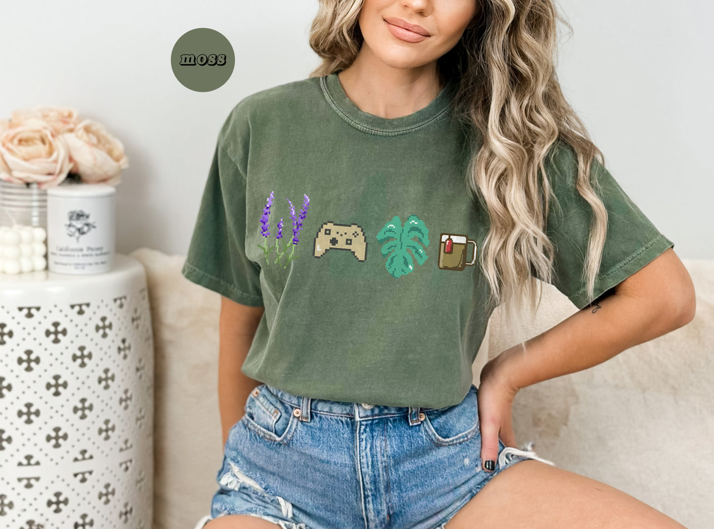 Cozy Gamer Pixel Things Tee