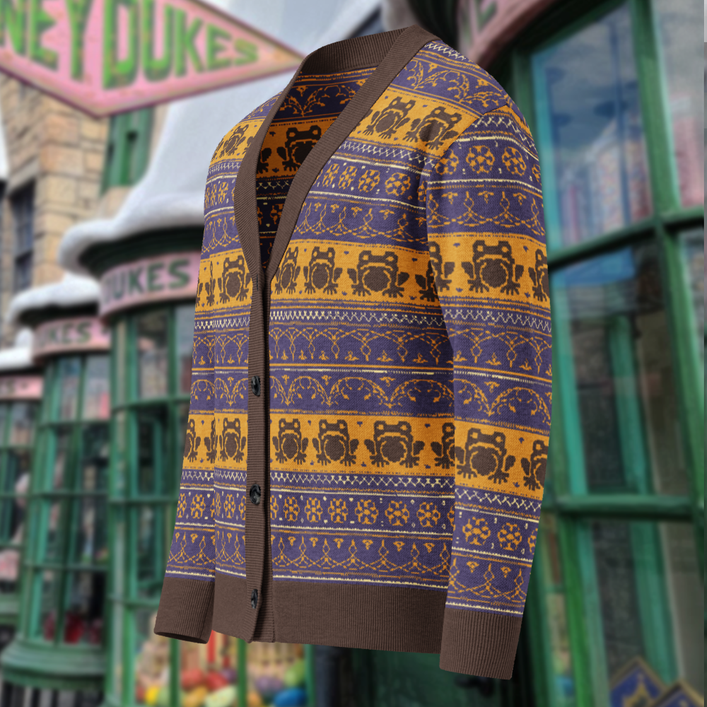 Ornate Chocolate Frog Cardigan