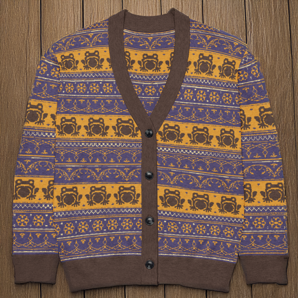 Ornate Chocolate Frog Cardigan