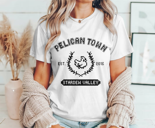 Pelican Town Pixel Tee