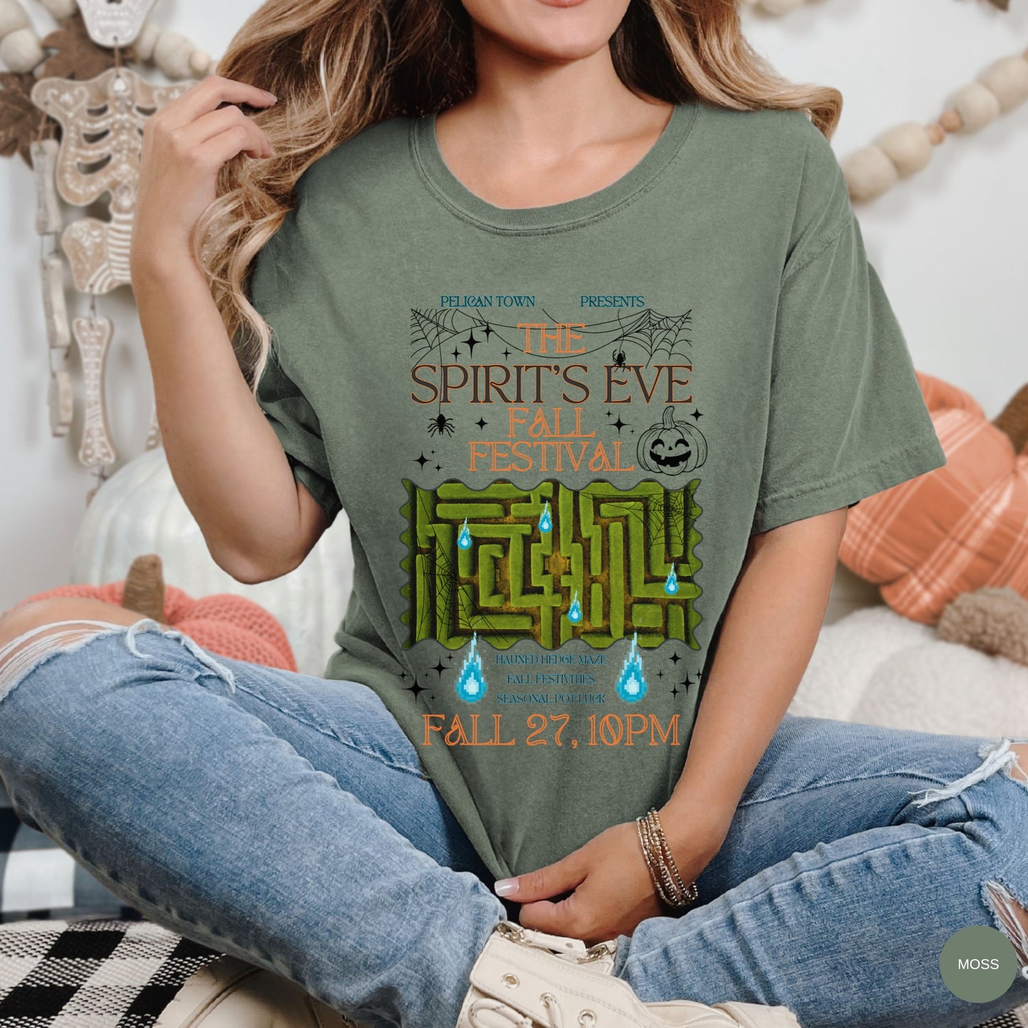 Pelican Town Presents Spirits Eve Tee