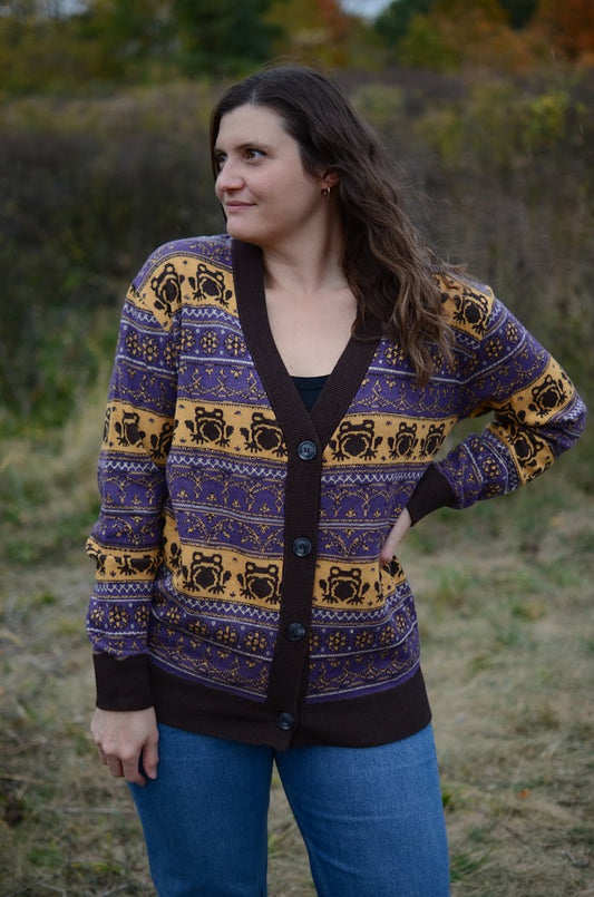 Ornate Chocolate Frog Cardigan