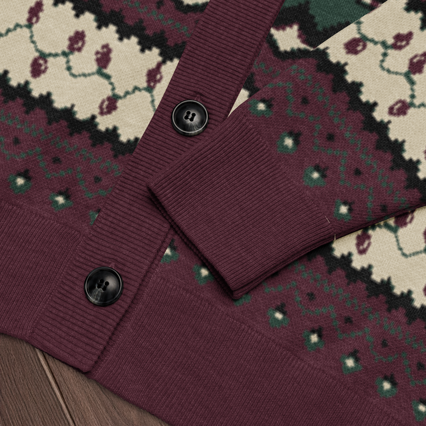 Christmas Pixel Kitty Cardigan