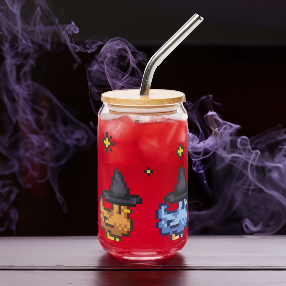 Witchy Chicken Sipper Glass | 16oz