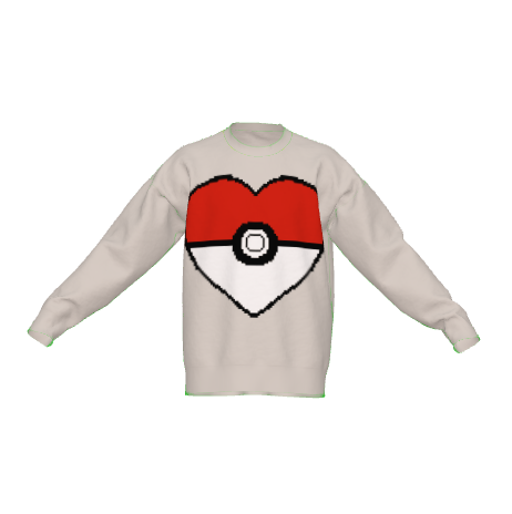 Poké Heart Sweater