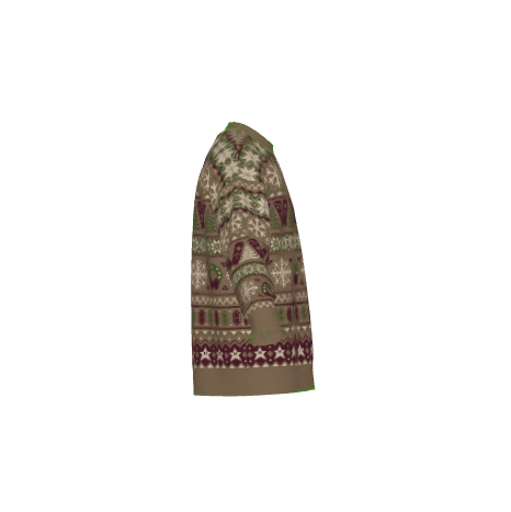 Brown Cozy Gaming Fairaisle Christmas Sweater