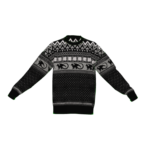 Dragonborn Nordic Sweater Black