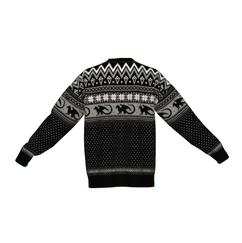 Dragonborn Nordic Sweater Black