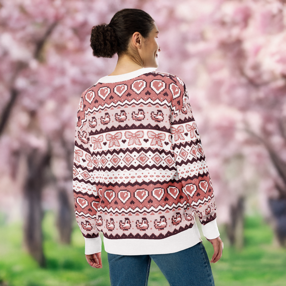 Pixel Chicken Love Cardigan