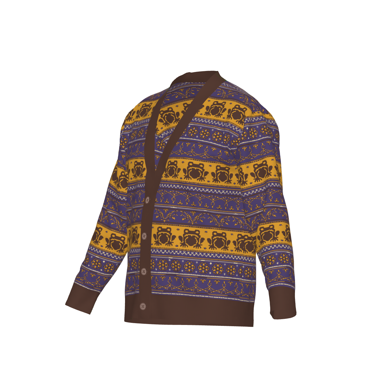 Ornate Chocolate Frog Cardigan