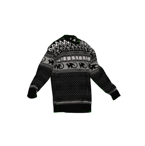 Dragonborn Nordic Sweater Black