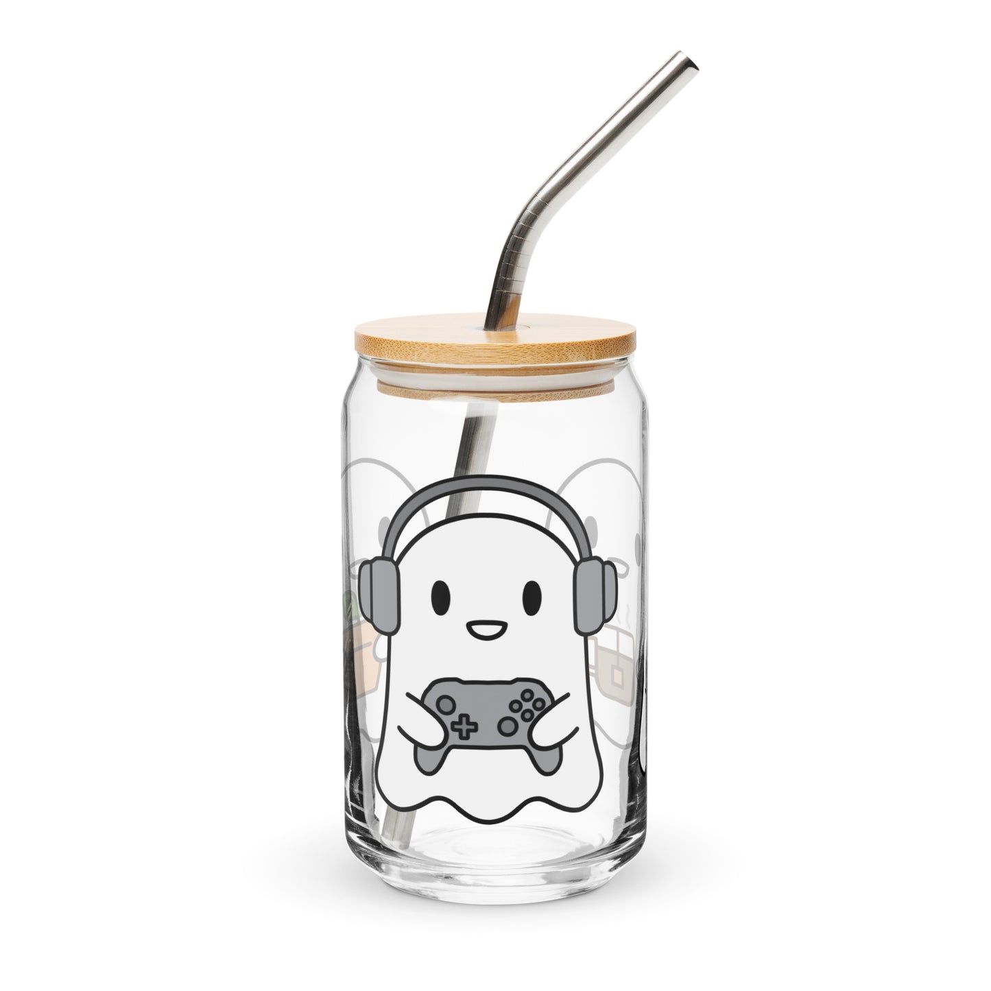 Cozy Gamer Ghosts Can Glass