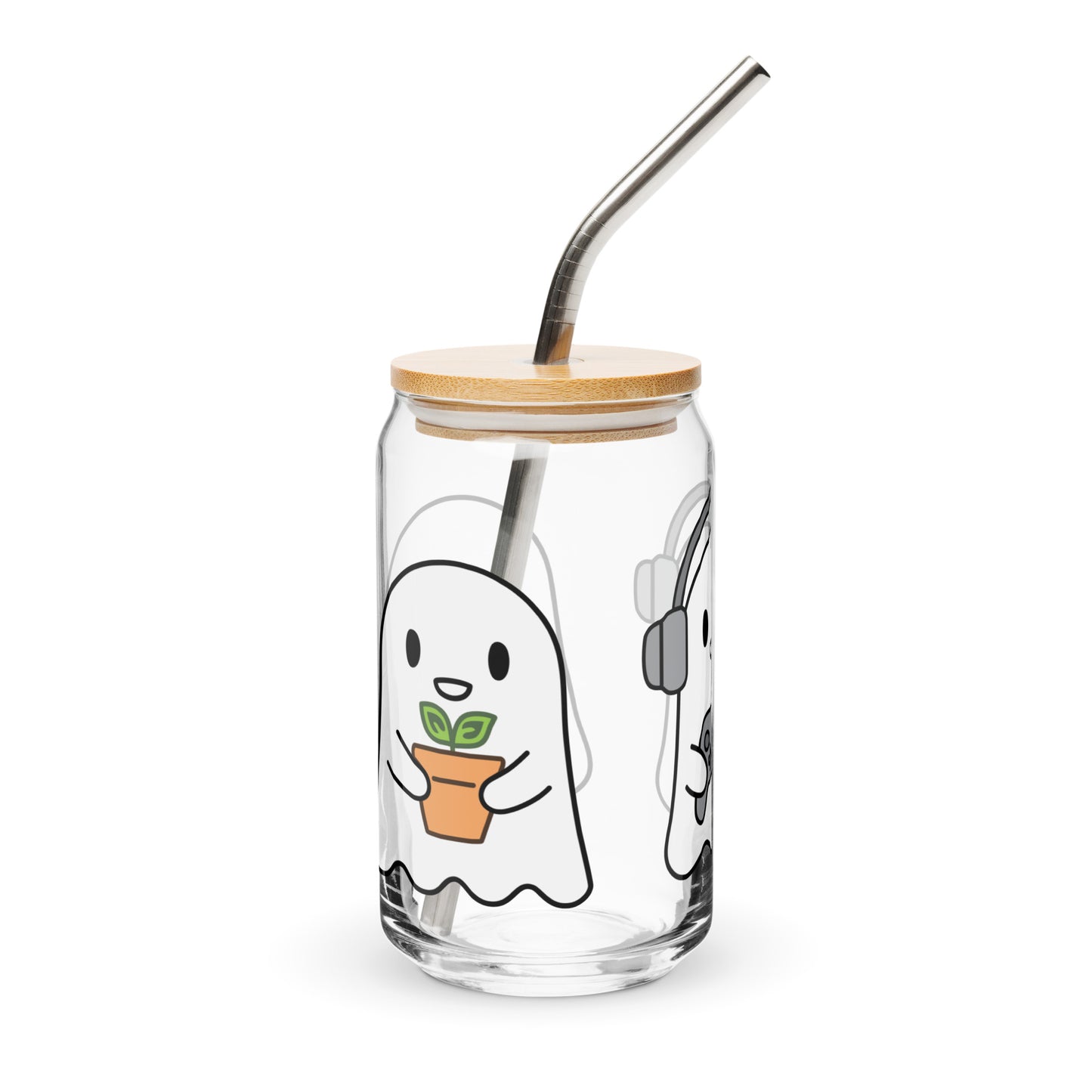 Cozy Gamer Ghosts Can Glass