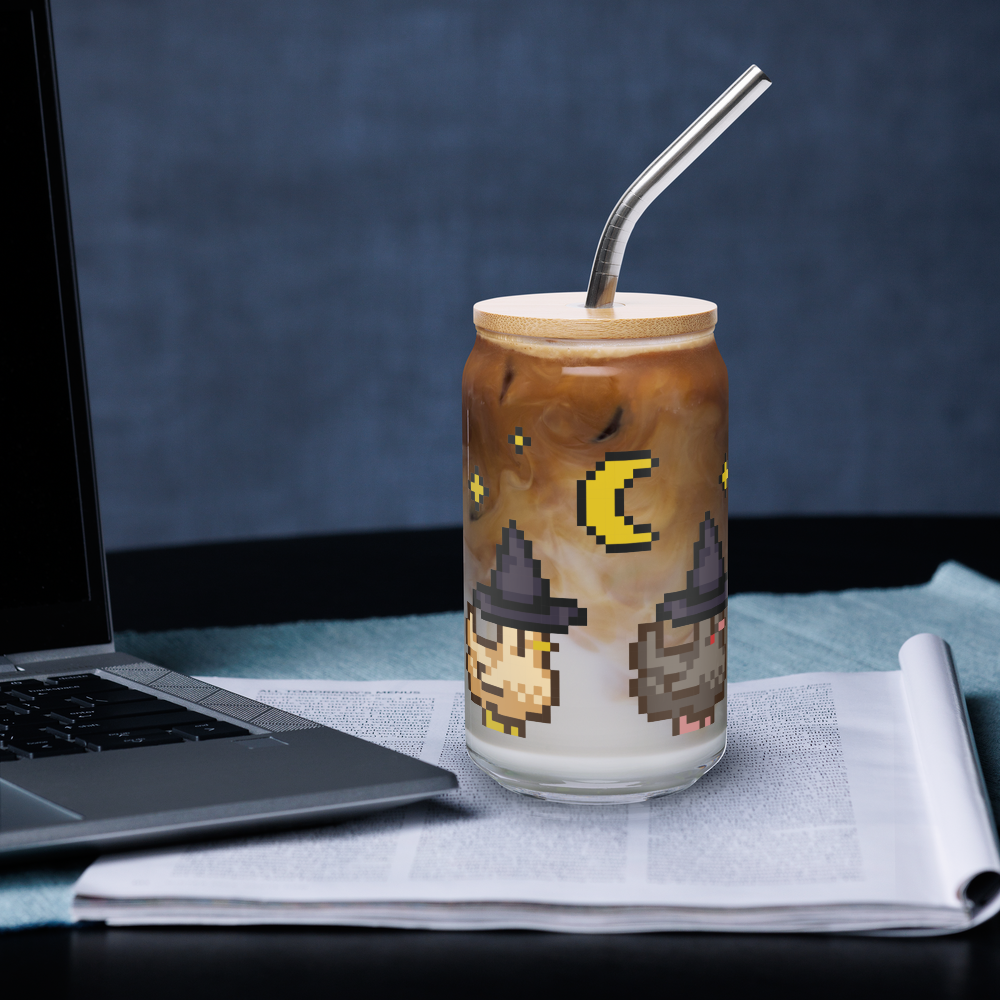 Witchy Chicken Sipper Glass | 16oz