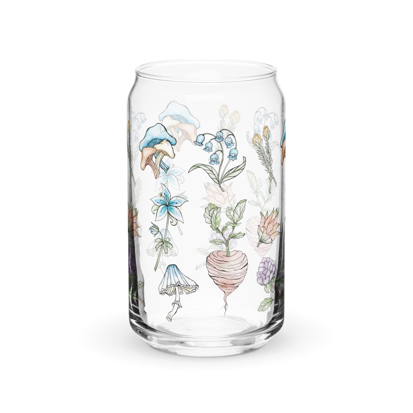 Hyrule Herbs Can Glass