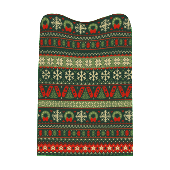 Cozy Gaming Christmas Knitted Blanket