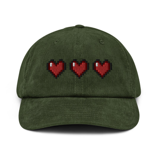 Life Hearts Corduroy Hat