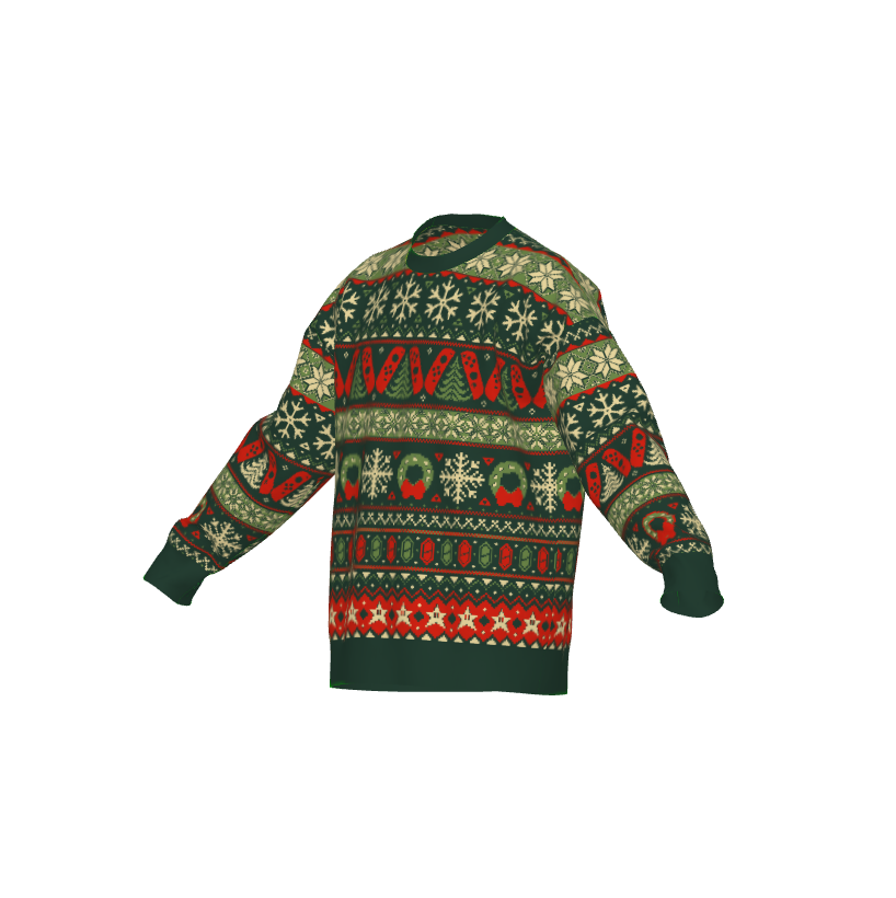 Cozy Gaming Fairaisle Christmas Sweater
