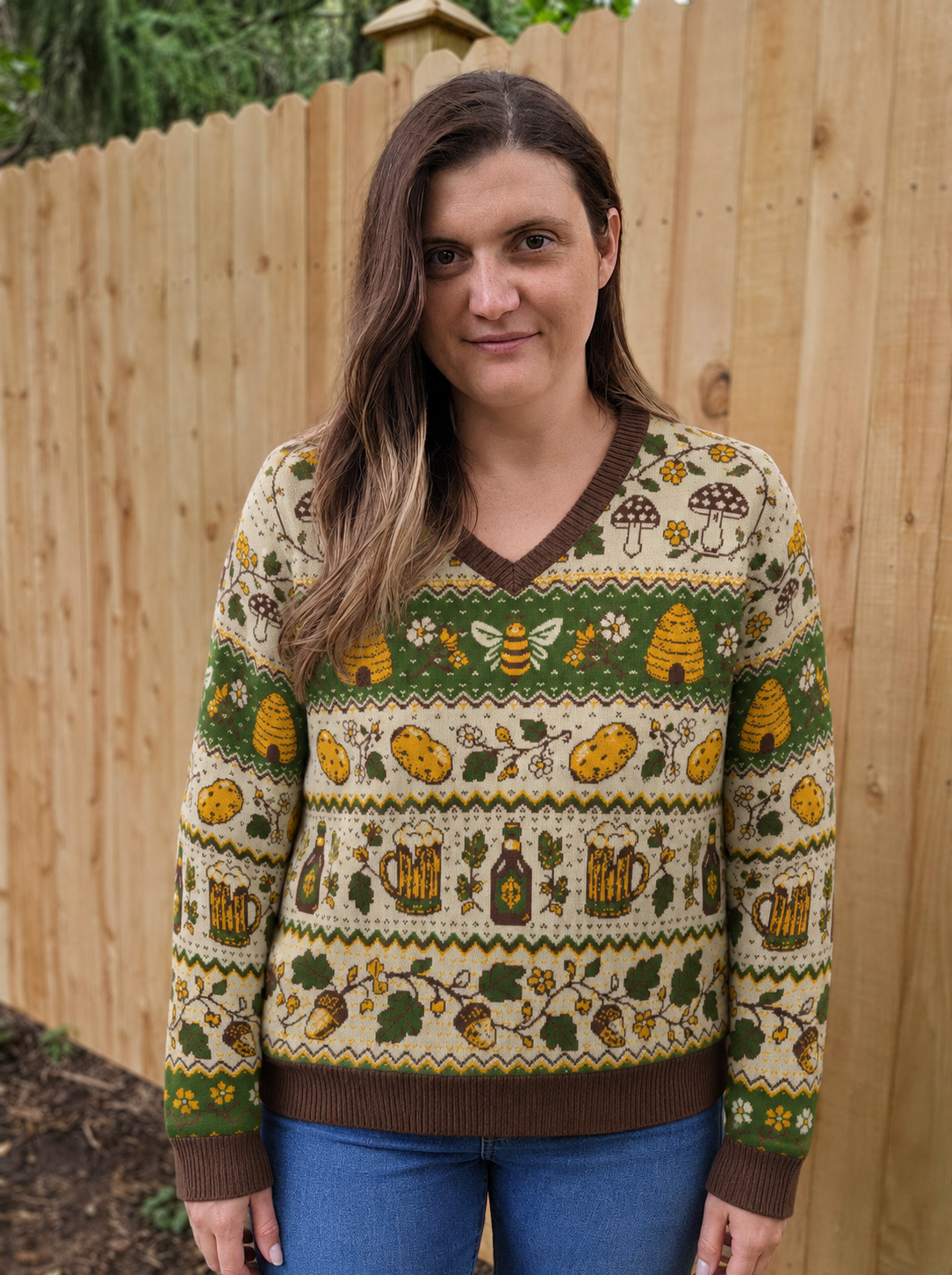 Concerning Hobbits V Neck Sweater