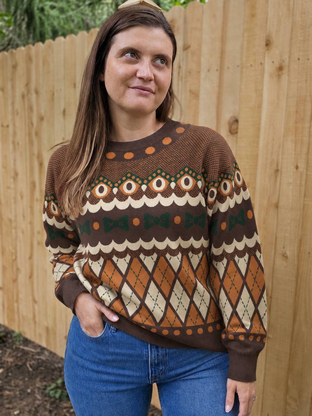 Owl Museum Director Knit Sweater