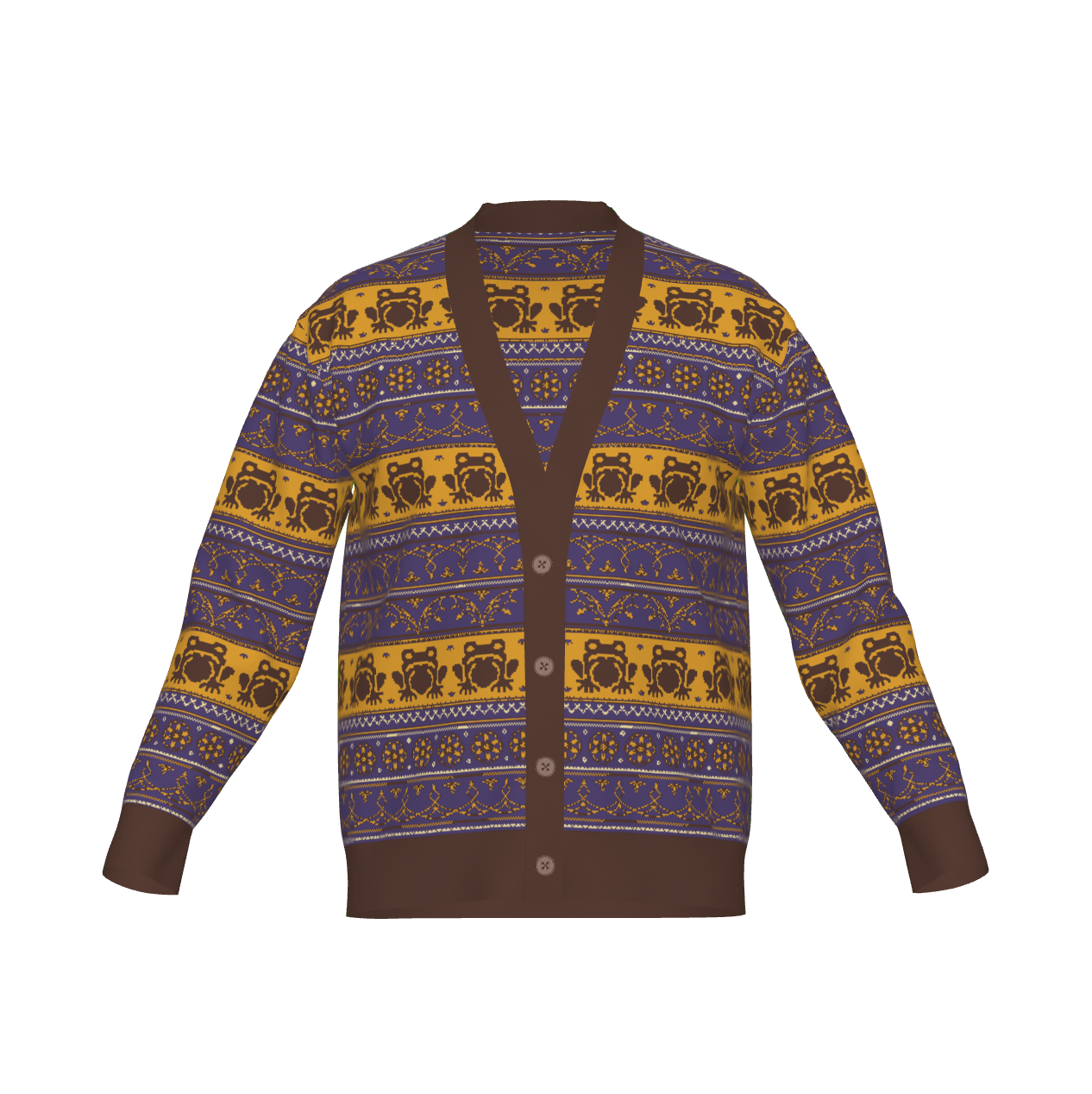 Ornate Chocolate Frog Cardigan