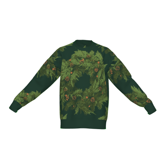 Pixel Wreath Sweater