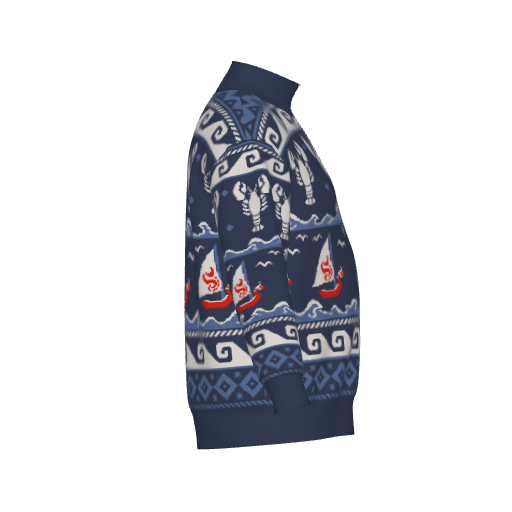 Wind and Wake Quarter Zip Sweater