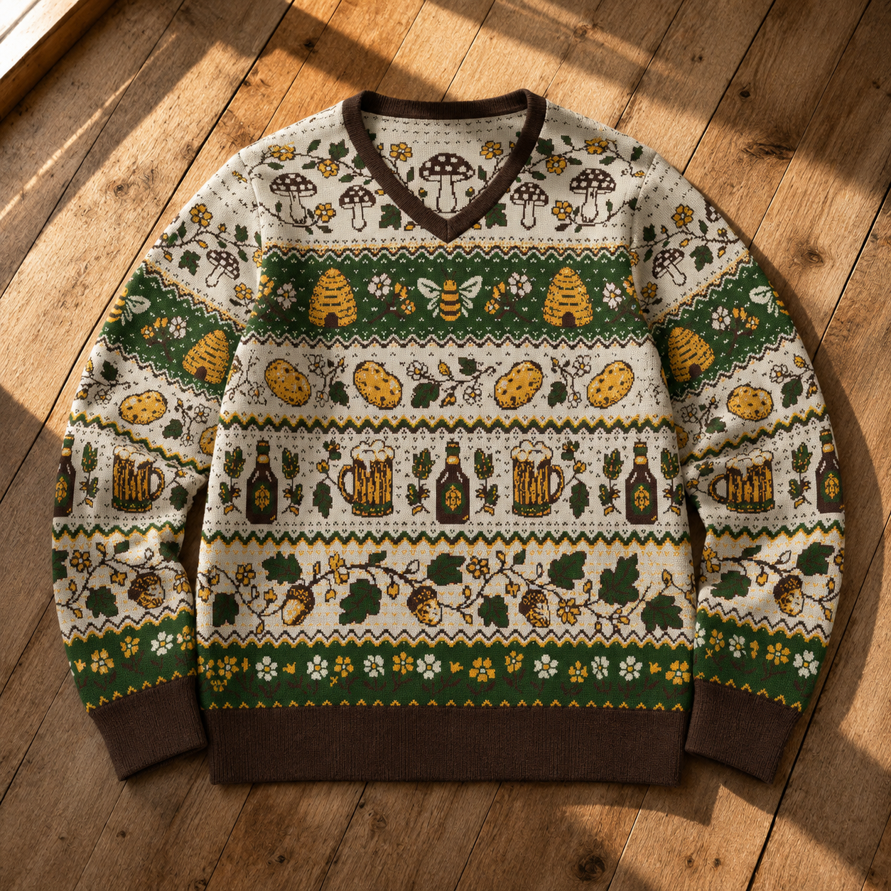 Concerning Hobbits V Neck Sweater