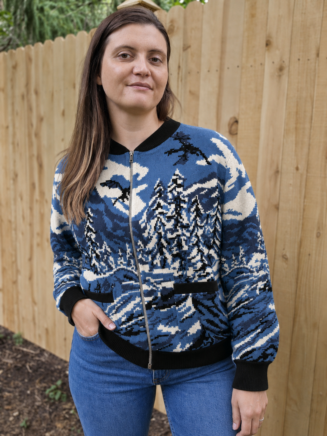 Winter Dragon Bomber Jacket