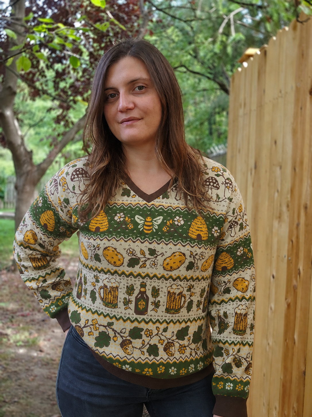 Concerning Hobbits V Neck Sweater