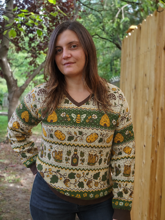 Concerning Hobbits V Neck Sweater