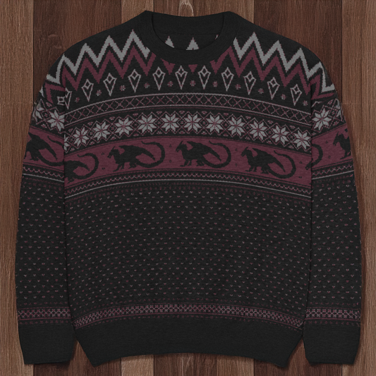 Dark Dragonborn Nordic Sweater