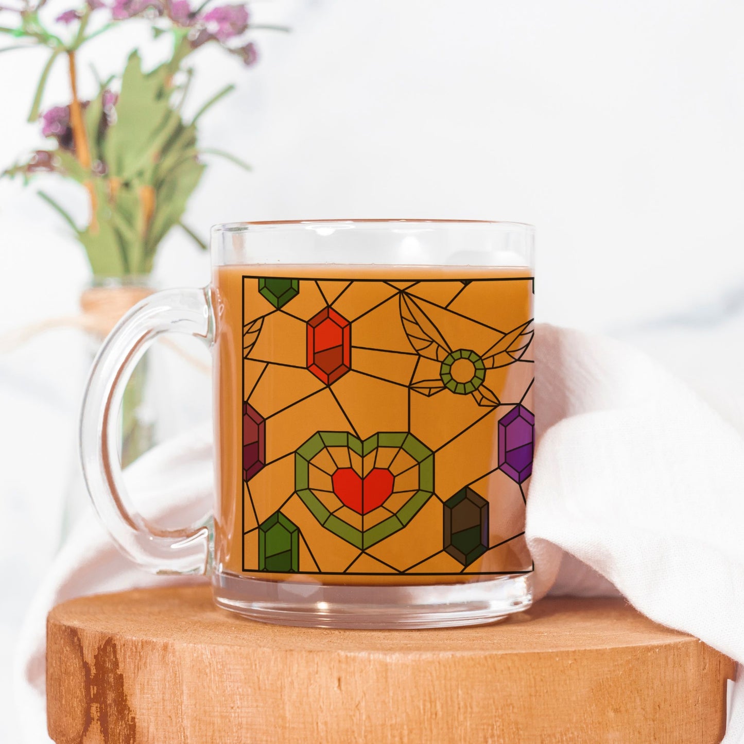 Zelda Stained Glass Mug