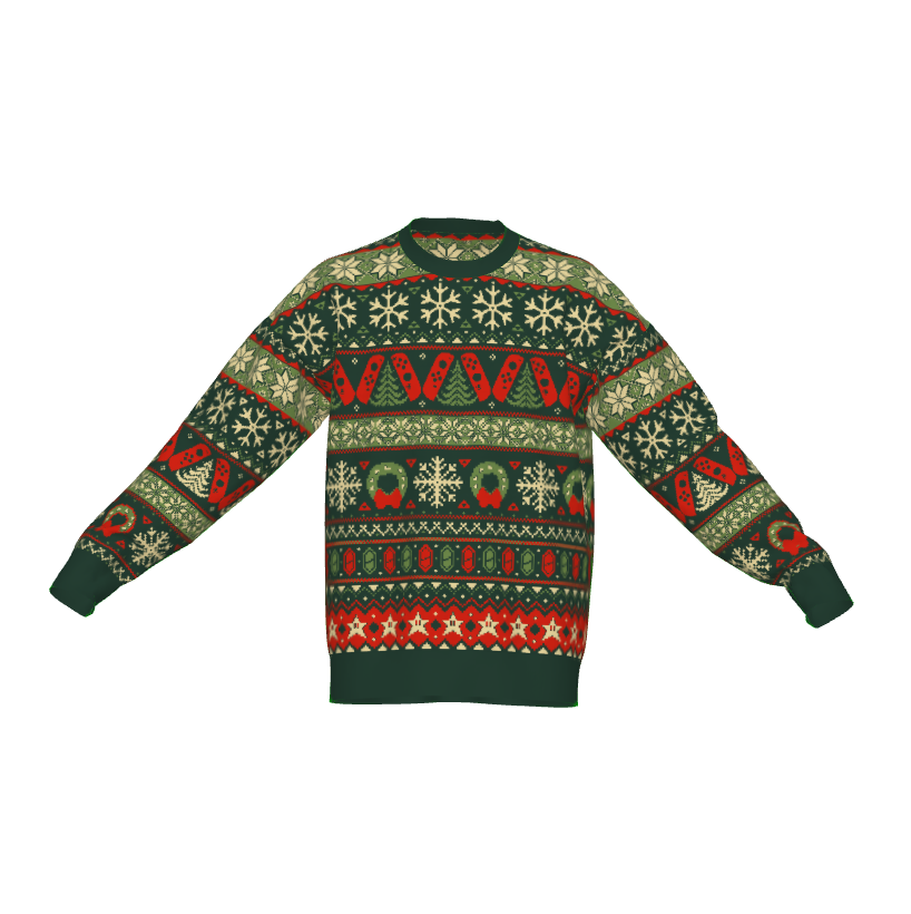 Cozy Gaming Fairaisle Christmas Sweater