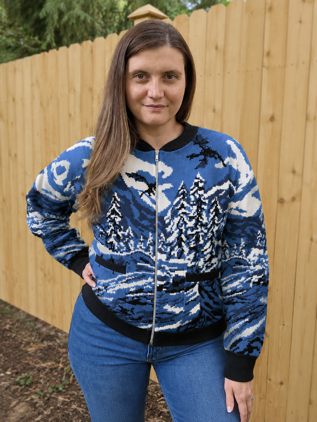 Winter Dragon Bomber Jacket