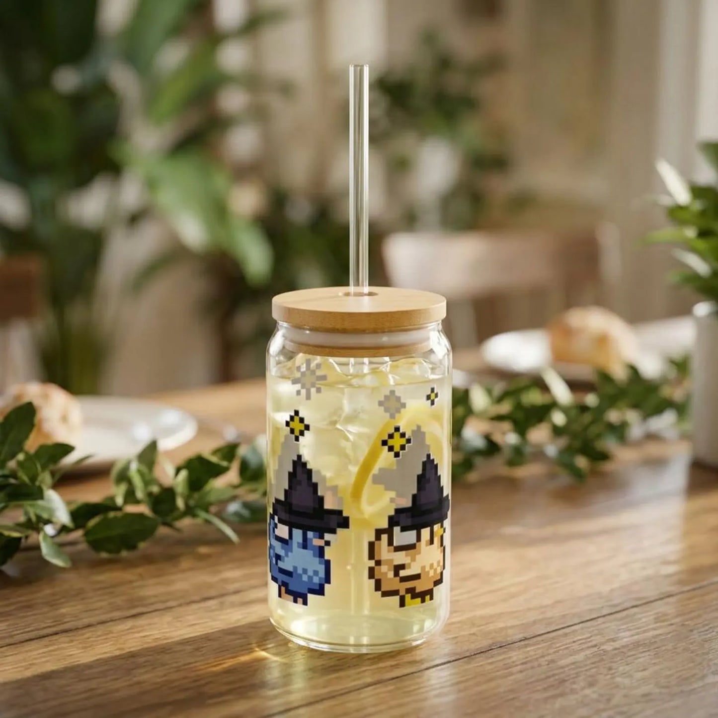 Witchy Chicken Sipper Glass | 16oz