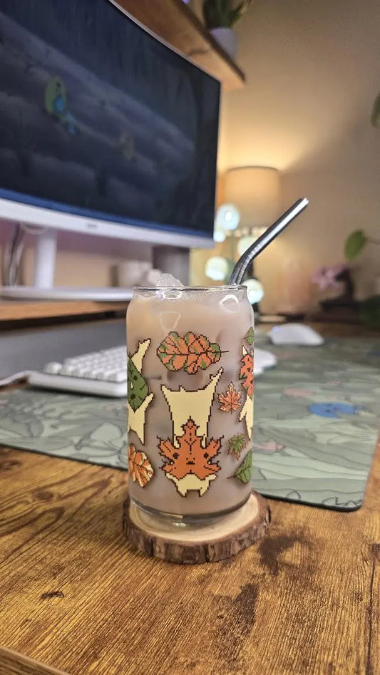 Fall Forest Spirit Can Glass