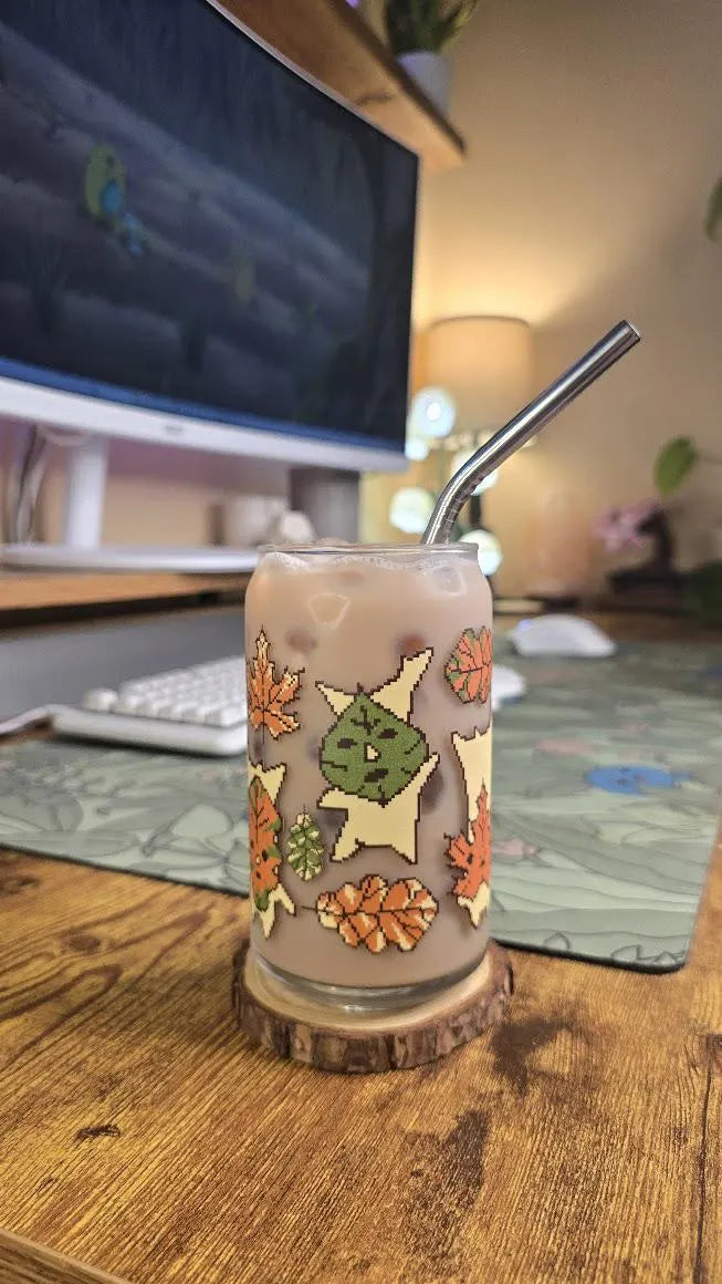Fall Forest Spirit Can Glass