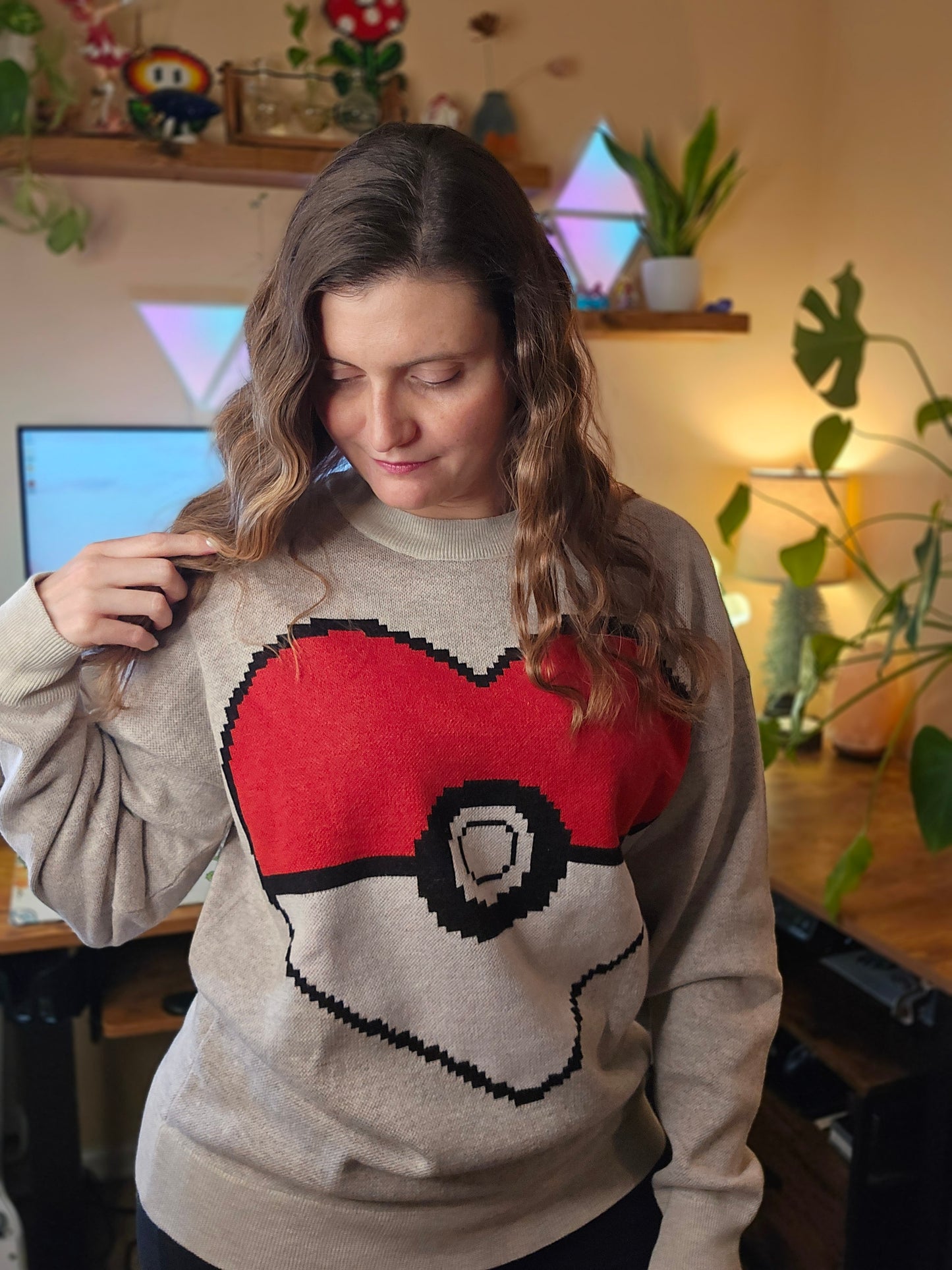 Poke Heart Sweater