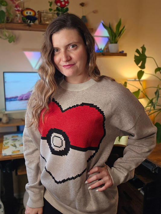 Poke Heart Sweater