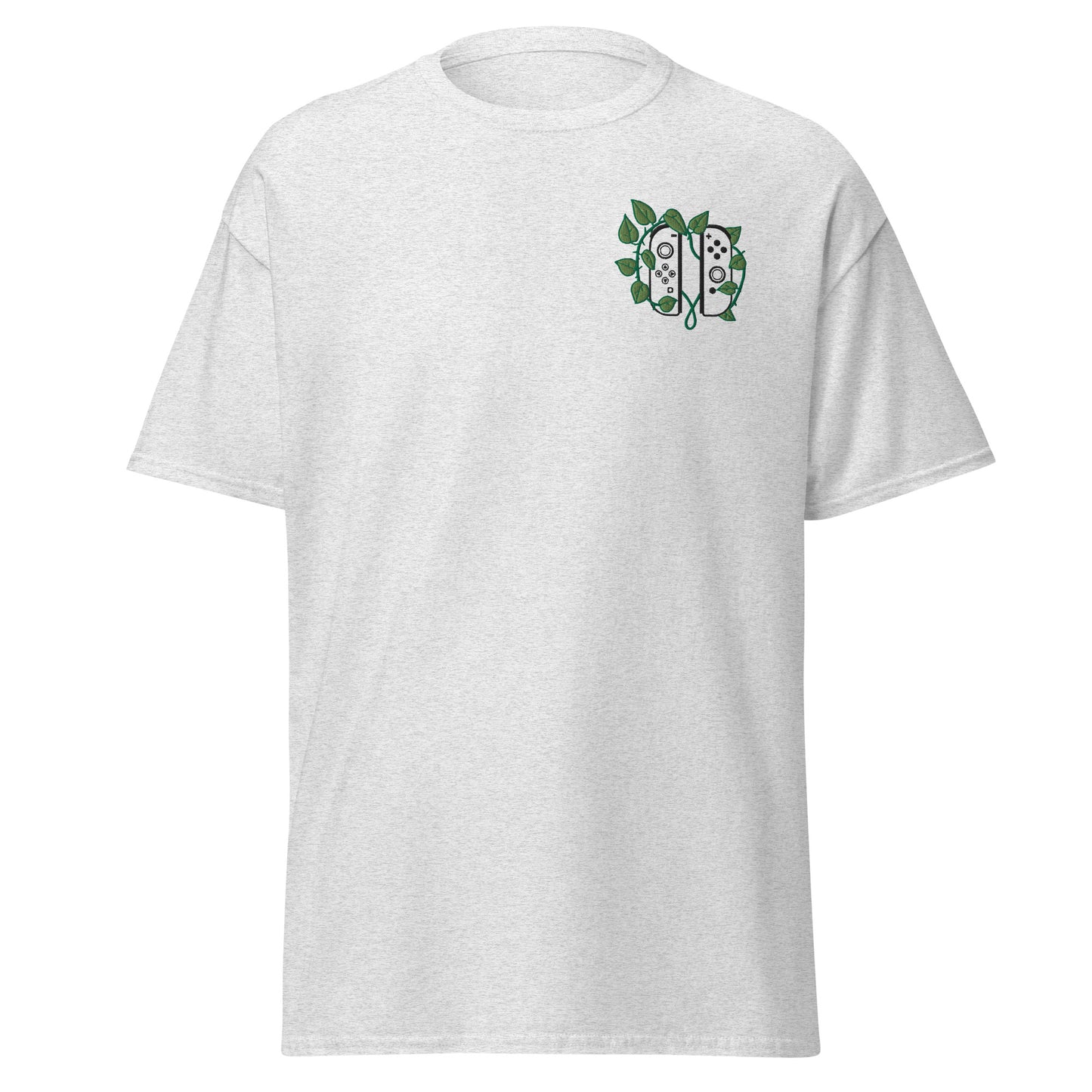 Joy Con Leaf Embroidered Unisex T-Shirt