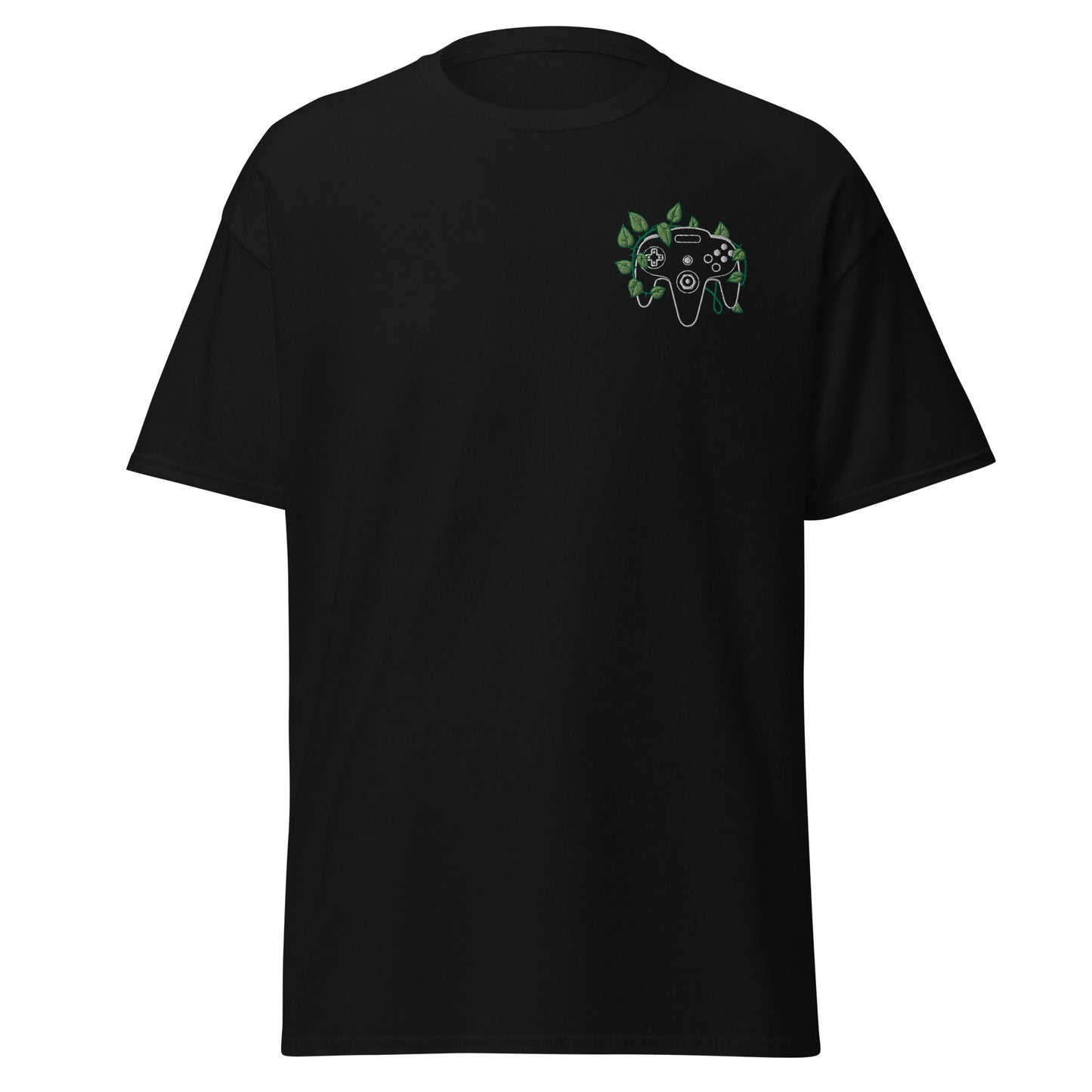 N64 Leaf Embroidered Unisex T-Shirt