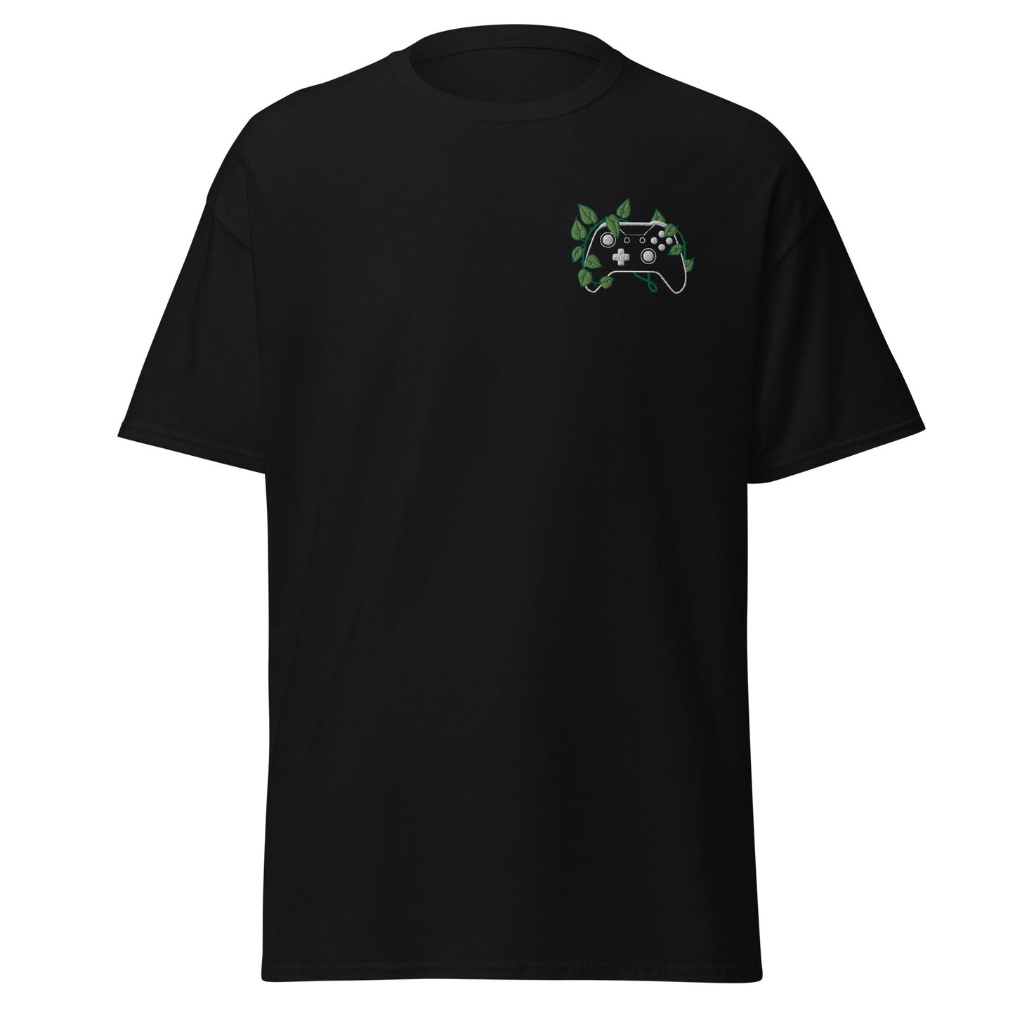 X Box Leaf Embroidered Unisex T-Shirt