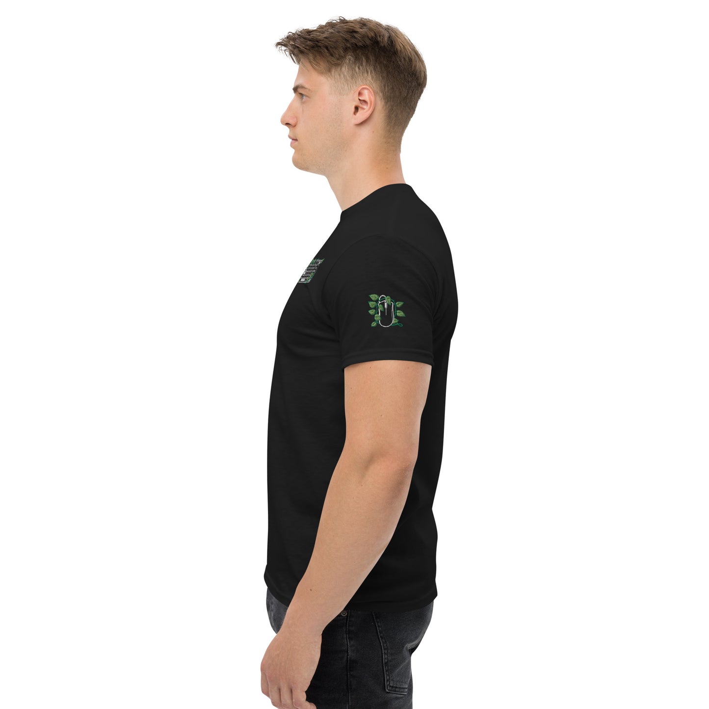 PC Gamer Leaf Embroidered Unisex T-Shirt