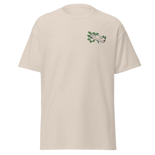 Wii Mote Leaf Embroidered Unisex T-Shirt