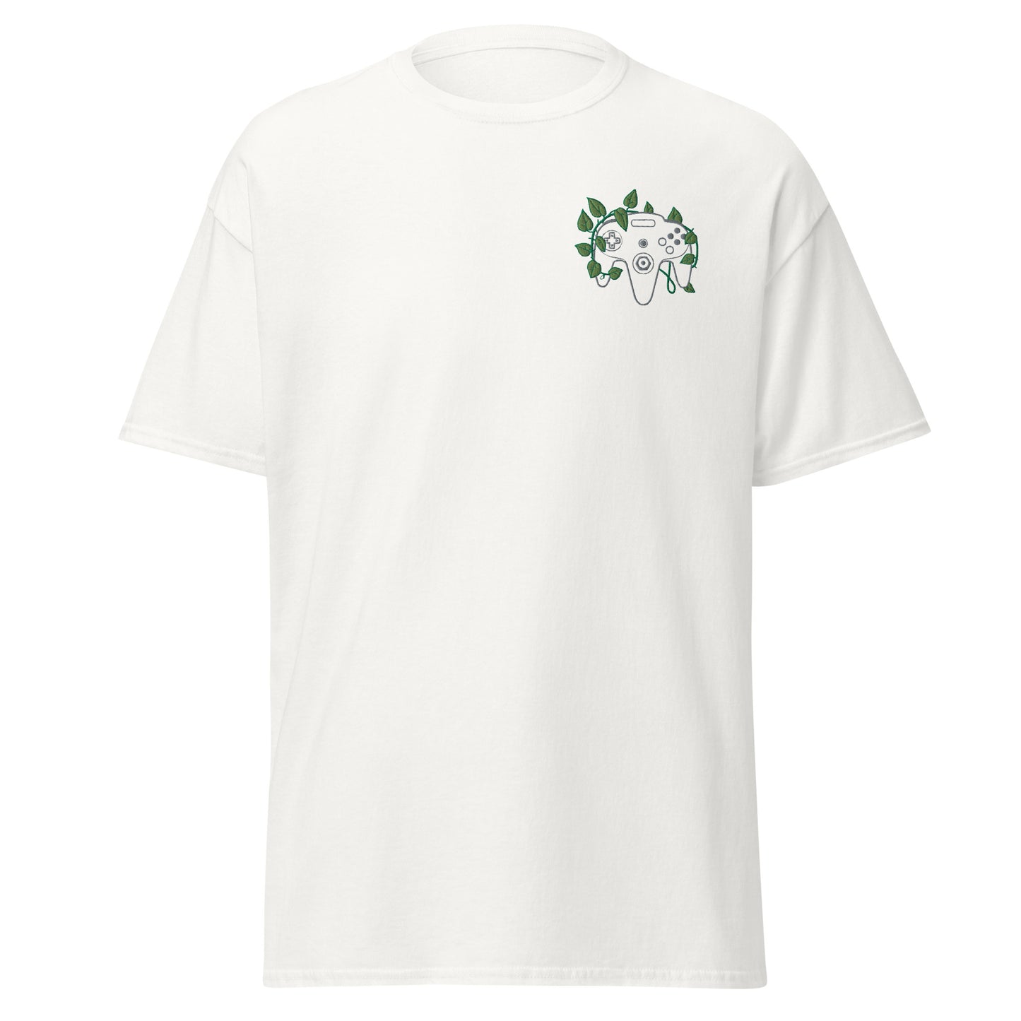 N64 Leaf Embroidered Unisex T-Shirt