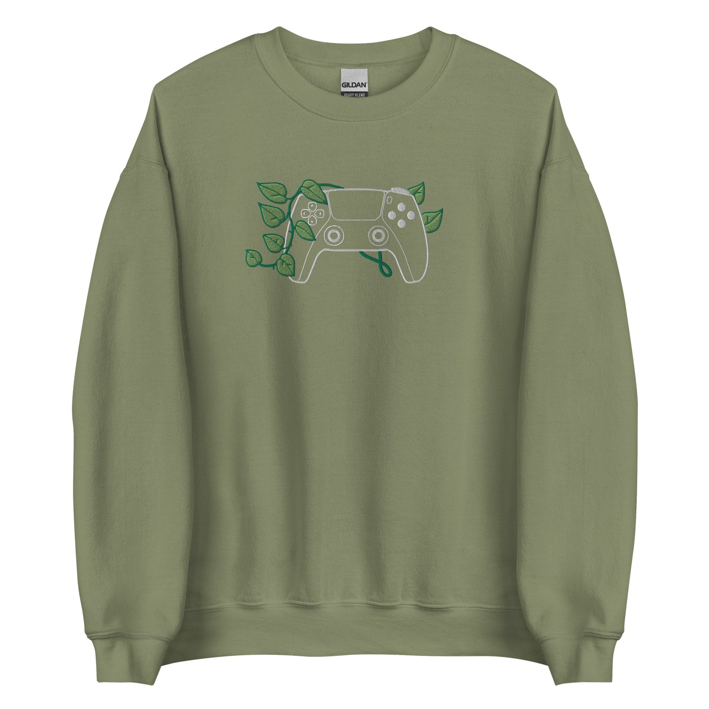 PS5 Leaf Embroidered Crewneck Sweatshirt